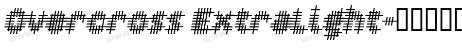 Overcross ExtraLight字体转换